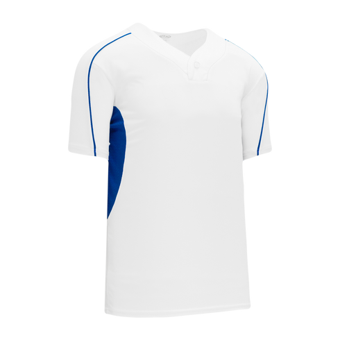 Athletic Knit One Button Pro Placket Baseball Jersey with Underarm Inserts (BA1745)